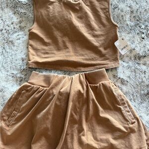 FREE PEOPLE SKORT SET